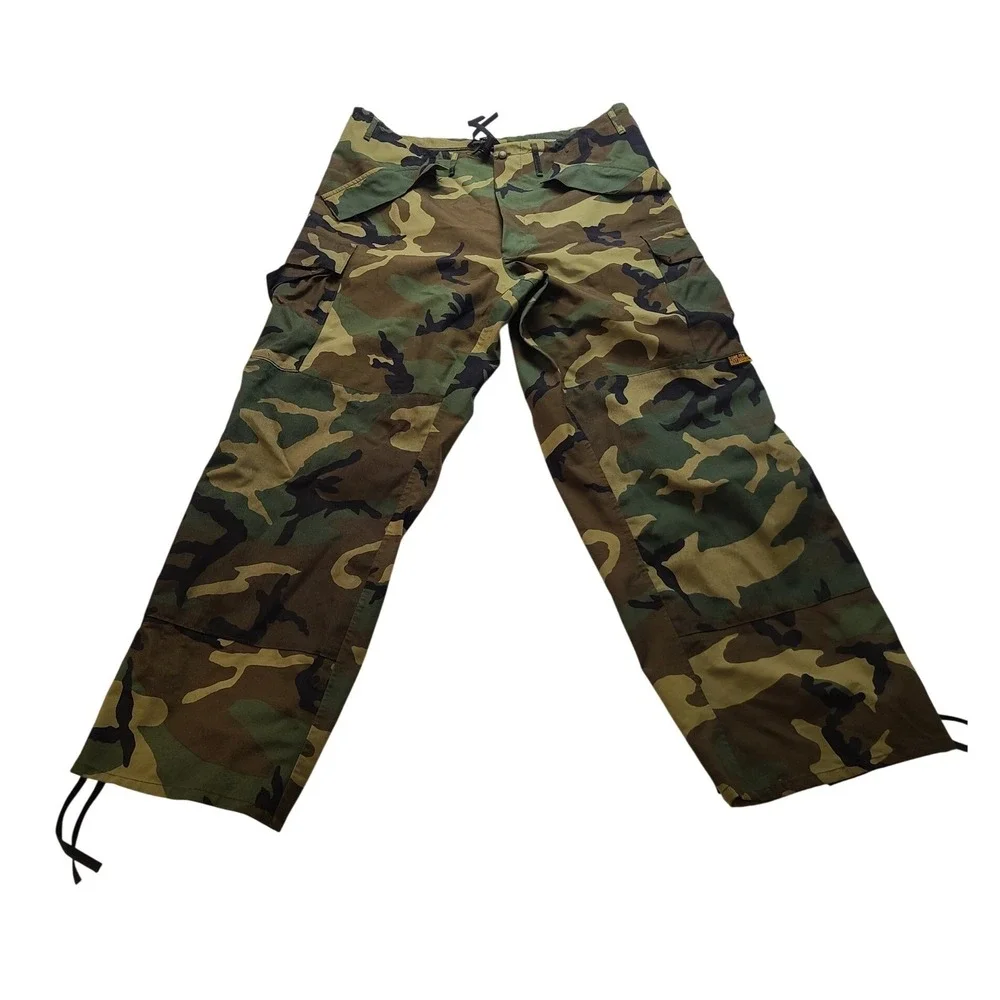 Tennier Industries US Military ECWCS Gen 1 Woodland 36x29 Camo Gore-Tex Trousers